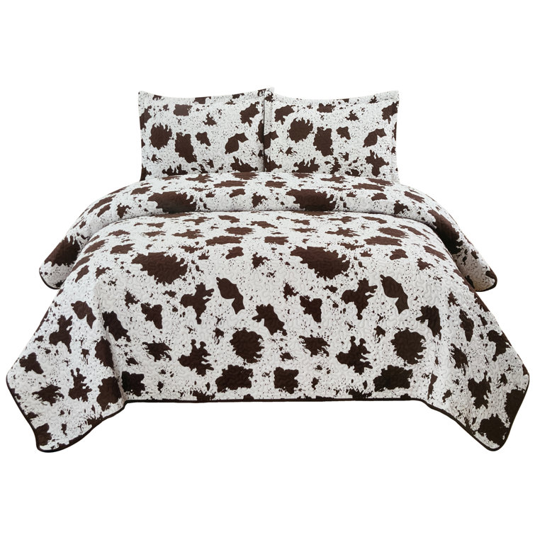 Loon Peak® Aubine Microfiber Animal Print Quilt Set Wayfair Canada